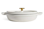 Cocotte basse 30cm Tramontina fonte émaillée latte 3,8L