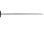 Fusil de boucher FISCHER mèche ronde 30cm grain fin manche noir et gris