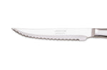 Coffret 4 couteaux à steak monobloc Arcos acier inox microdentées 11cm