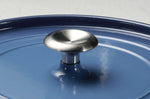 Cocotte basse 30cm Tramontina fonte émaillée bleu 3,8L