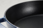 Cocotte basse 30cm Tramontina fonte émaillée bleu 3,8L