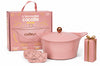 Coffret mystère Cookut L'incroyable Cocotte de Noël guimauve 28cm avec poignée et maniques incluses + cadeau offert