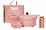 Coffret mystère Cookut L'incroyable Cocotte de Noël guimauve 28cm avec poignée et maniques incluses + cadeau offert