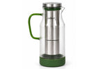 Carafe filtrante 2-en-1 verte Cookut Akua en verre - 1,3 L