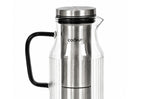 Carafe filtrante 2-en-1 noire Cookut Akua en verre - 1,3 L