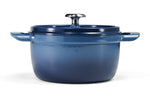 Cocotte ronde Tramontina Ampezzo fonte émaillée bleu - 22cm