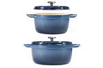 Cocotte ronde Tramontina Ampezzo fonte émaillée bleu