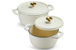 Cocotte ronde Tramontina Ampezzo fonte émaillée latte