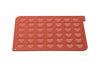 Plaque macarons en silicone 40x30cm 42 empreintes forme coeur