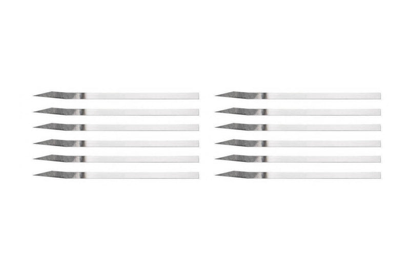 Lame de boulanger courbée en acier carbone - Lot de 12