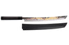 Couteau sakimaru takohiki 39cm japonais artisanal Sakai Takayuki Zangetsu Shogyō Mujō + saya
