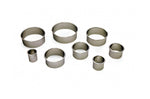 8 Emportes-pièces ronds unis de 2 à 9 cm
