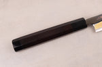 Couteau sakimaru takohiki 39cm japonais artisanal Sakai Takayuki Zangetsu Mont Fuji et Grues + saya