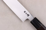 Couteau sakimaru takohiki 39cm japonais artisanal Sakai Takayuki Zangetsu Mont Fuji et Grues + saya