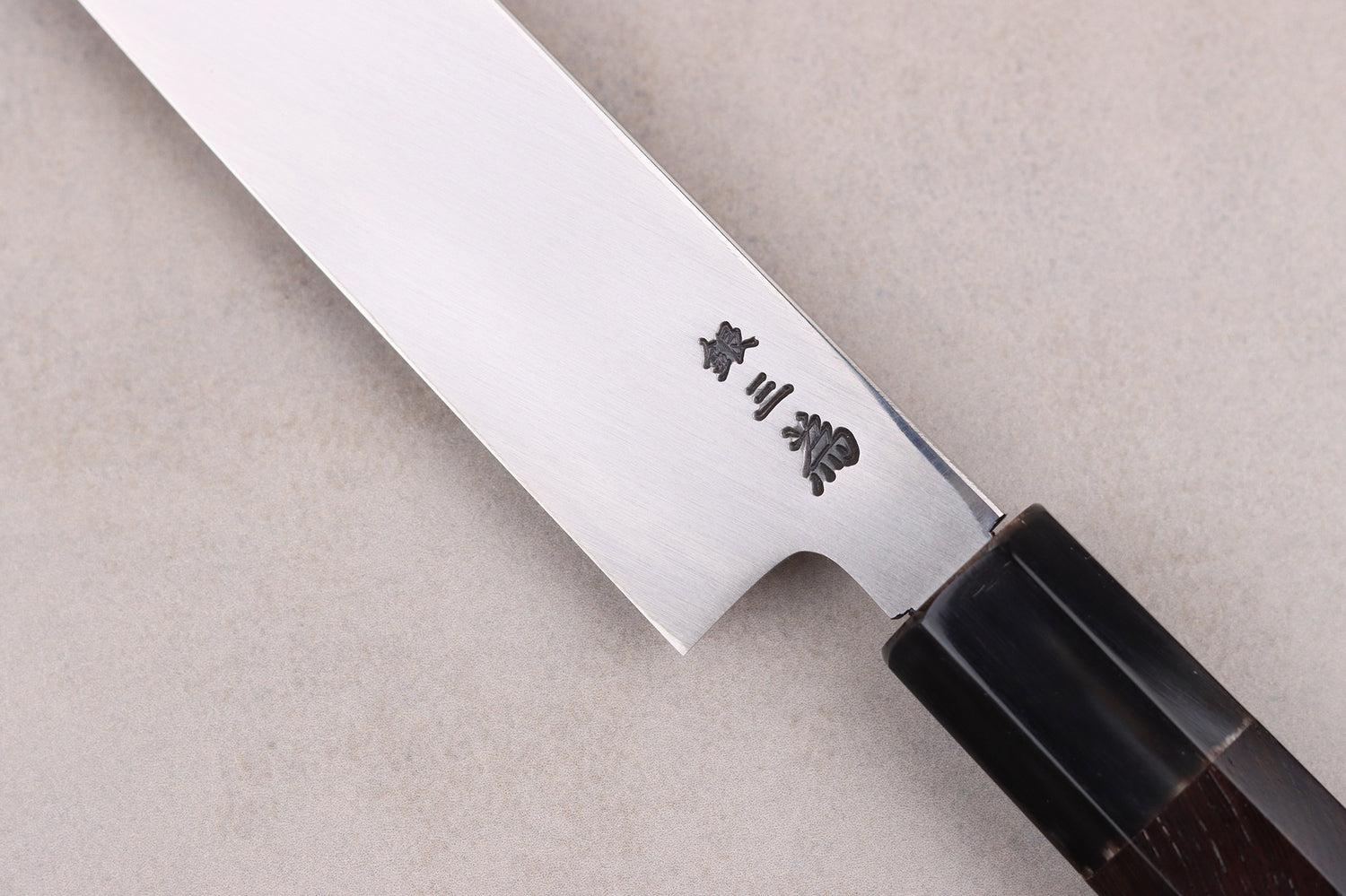 Couteau sakimaru takohiki 39cm japonais artisanal Sakai Takayuki Zangetsu Mont Fuji et Grues + saya