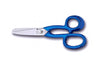 Ciseaux à poisson Bargoin 22cm acier inoxydable manche bleu plastifié