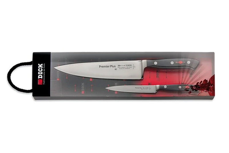 Coffret 2 couteaux professionnels Dick Premier Plus forgés chef+office