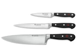Coffret 3 couteaux Wüsthof Classic office 9cm, tranchelard 16cm, chef 20cm