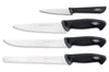 Coffret de 4 couteaux de cuisine professionnels SANELLI Gourmet manches noirs