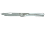 Couteau pliant Actilam S4 lame forgée manche acier/corian blanc 11cm