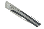 Couteau pliant Actilam S4 lame forgée manche acier/fibre de carbone 11cm