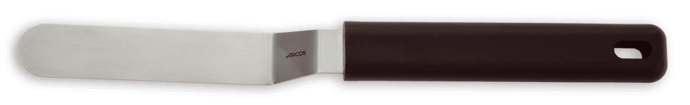 Spatule coudée ergonomique Arcos acier inoxydable 9x2cm