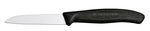 Couteau d'office Victorinox SwissClassic noir lame rabattue 8cm