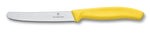 Couteau de table Victorinox SwissClassic jaune lame à dents 11cm