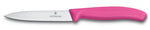 Couteau d'office Victorinox SwissClassic rose lame droite 10cm