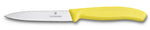 Couteau d'office Victorinox SwissClassic jaune lame droite 10cm