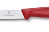 Couteau de table Victorinox SwissClassic rouge lame à dents 11cm