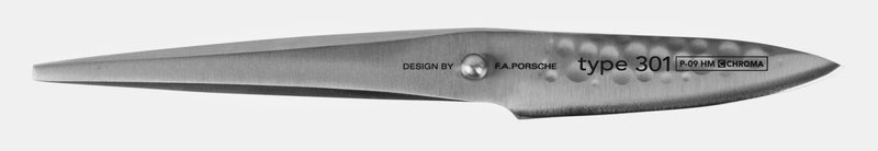 Couteau d'office Chroma Type 301 Design by F.A. Porsche martelé 8cm