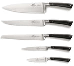 Bloc Sabatier Edonist en hêtre 5 couteaux forgés acier inox