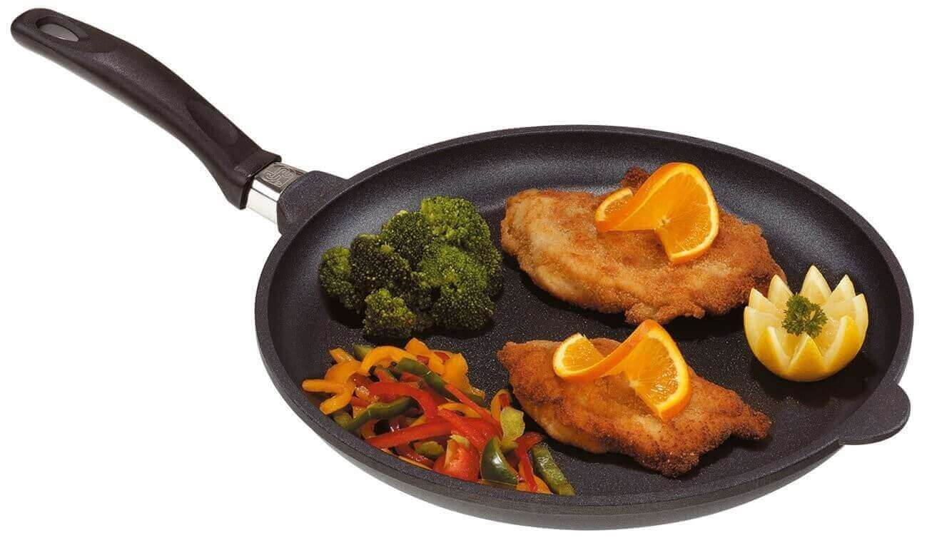 Poêle à frire ronde pro AMT 32cm anti-adhérente
