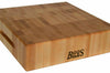 Planche à découper épaisse Boos Blocks Gourmet bois d'érable 38x38x7.5cm