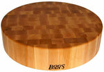 Planche à découper ronde et épaisse Boos Blocks Gourmet bois d'érable