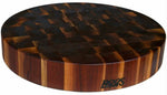 Planche à découper ronde Boos Blocks Gourmet en noyer noir Ø46x7.5cm