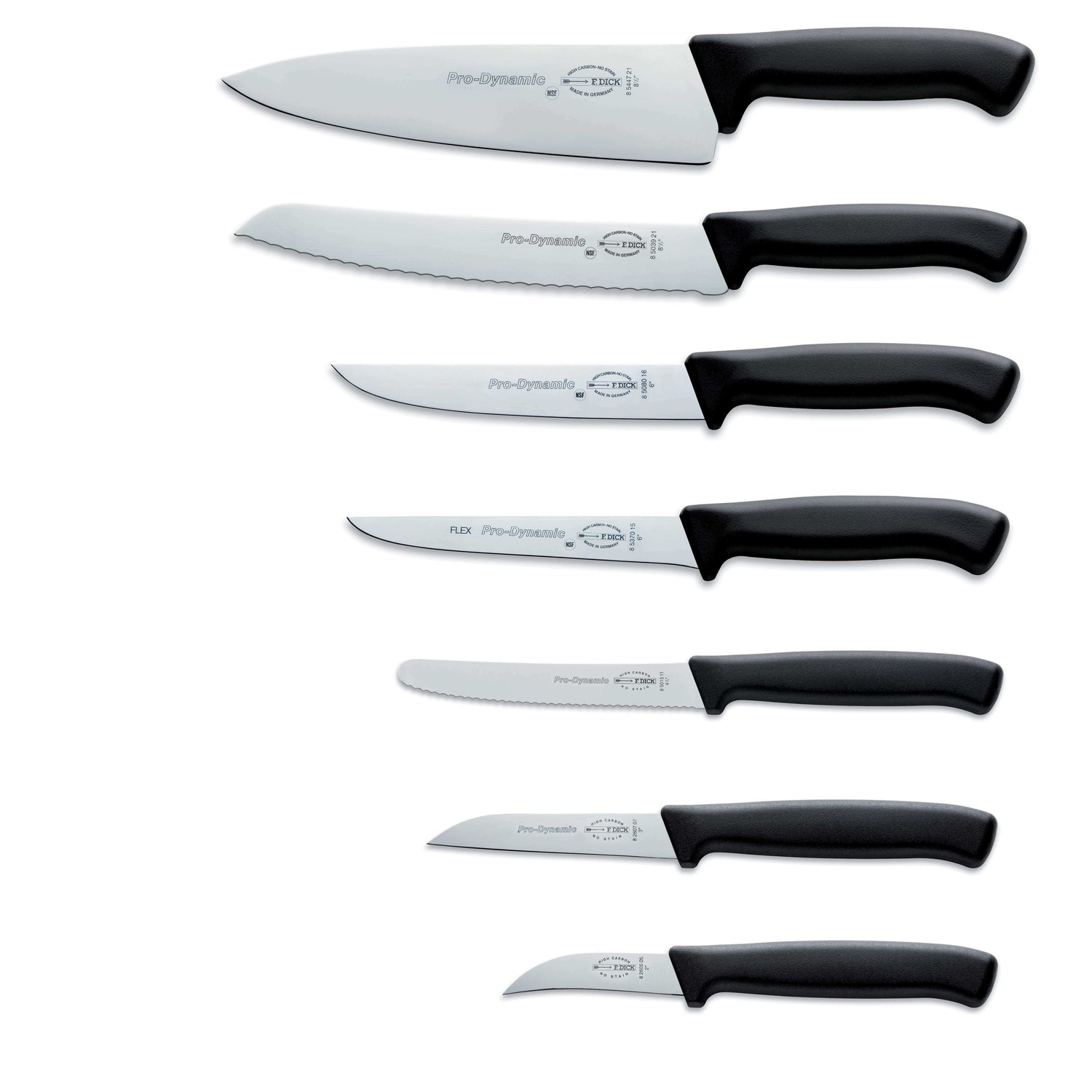 Bloc en bois DICK Pro Dynamic 7 couteaux acier inoxydable