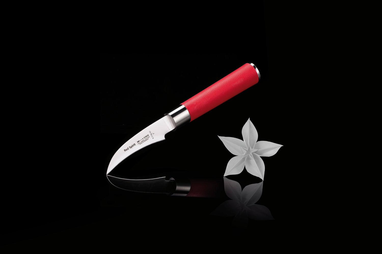 Couteau à éplucher DICK Red Spirit acier inoxydable 7cm manche rouge