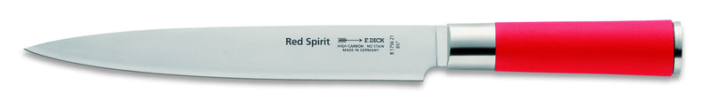 Couteau tranchelard DICK Red Spirit acier inoxydable 21cm manche rouge