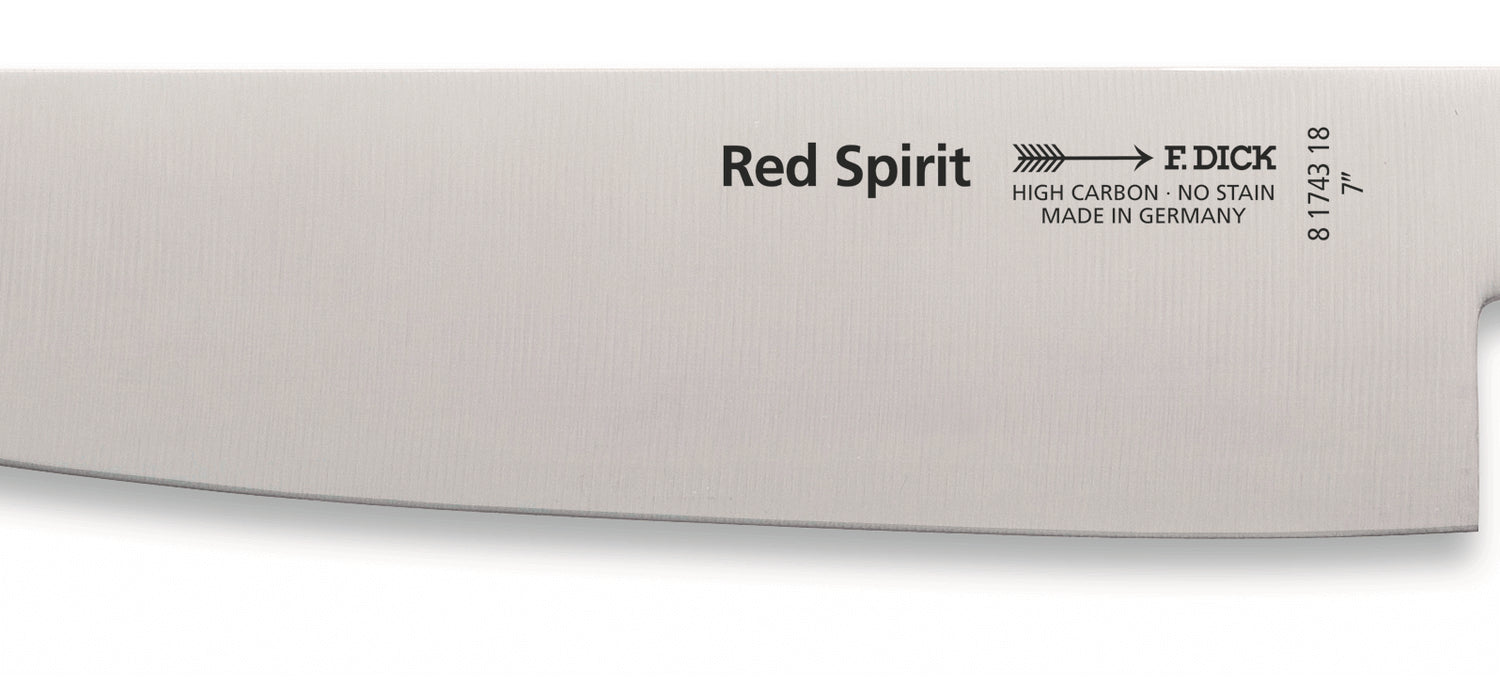 Couteau usuba DICK Red Spirit acier inoxydable 18cm manche rouge