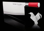Couteau de chef chinois DICK Red Spirit acier inoxydable 18cm manche rouge