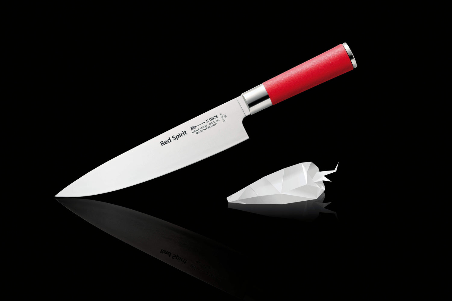 Couteau de chef DICK Red Spirit acier inoxydable 21cm manche rouge