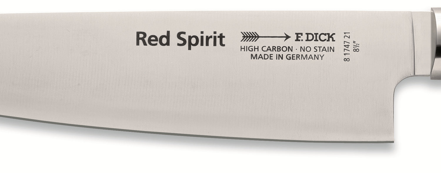 Couteau de chef DICK Red Spirit acier inoxydable 21cm manche rouge