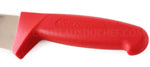 Couteau de boucher 28cm manche rouge Fischer