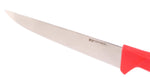 Couteau de boucher 28cm manche rouge Fischer
