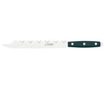 Couteau à surgelés "Au Nain" lame 23cm inox double denture, manche noir