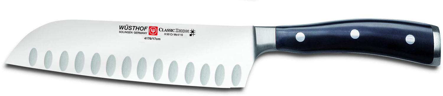 Coffret 2 couteaux Wusthof Classic Ikon - Santoku + légumes