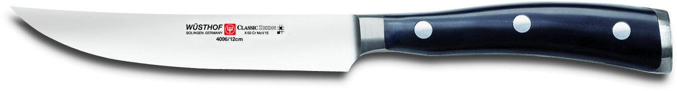 Coffret 4 couteaux à steak Wüsthof Classic Ikon forgé 11,5cm