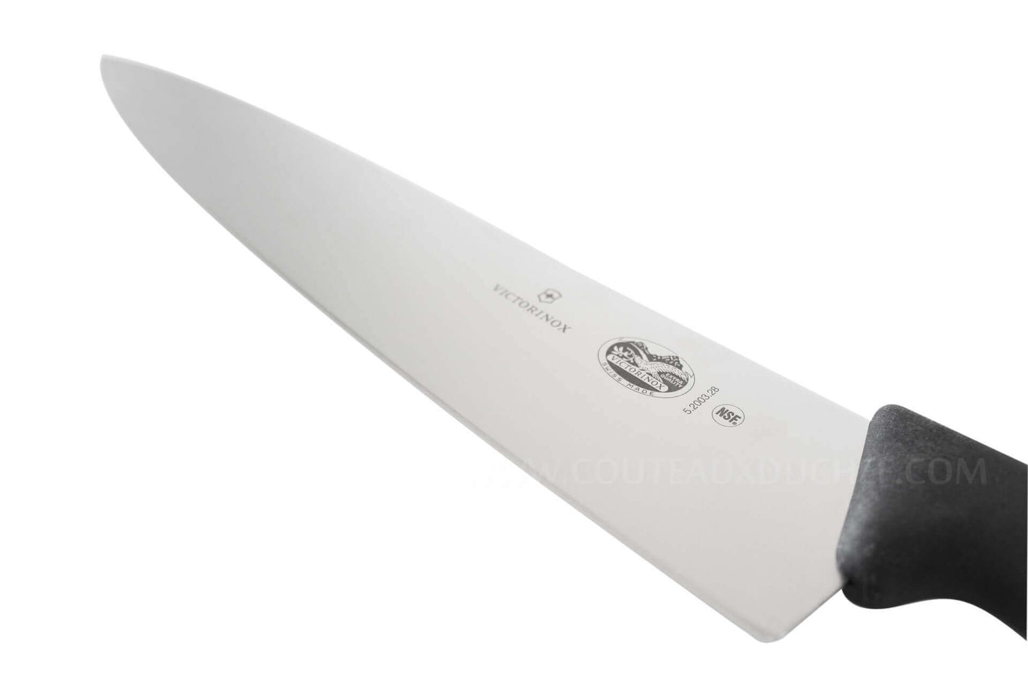 Couteau éminceur Victorinox 5.2003.28 lame 28cm manche fibrox noir